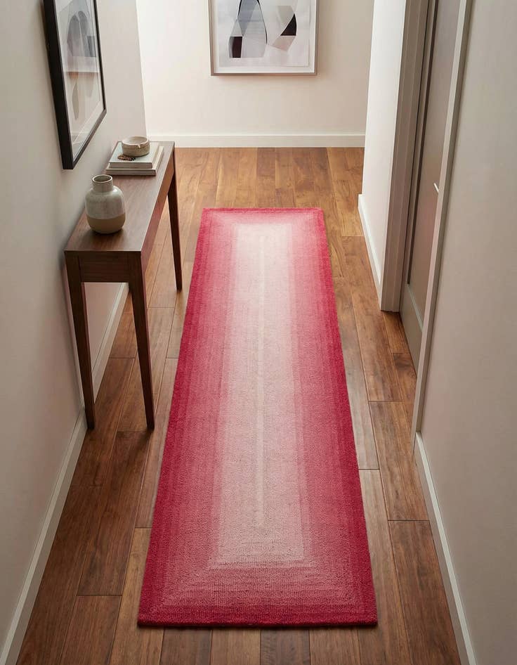 Detail image of 2' x 8' Ombre Wool Runner Rug