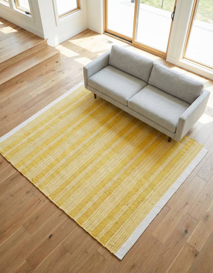 Detail image of 10' x 10'  Hand Woven Lariat Square Rug