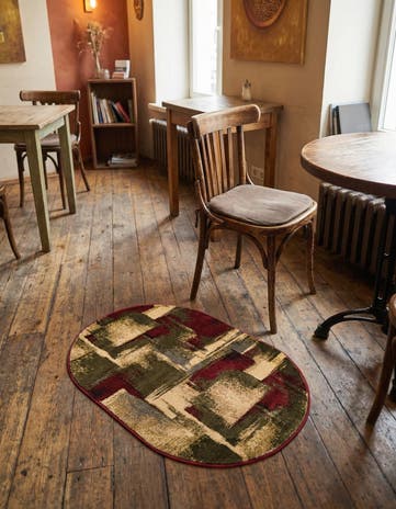 Cafe Oval Rug