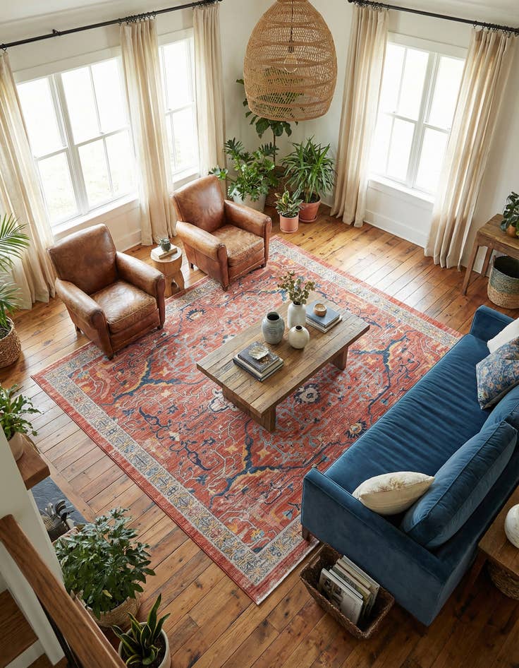 Detail image of 10' x 10' Lola Square Rug