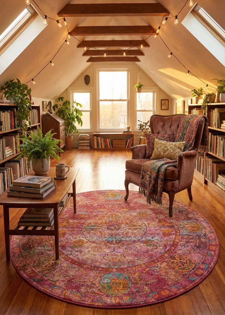8' x 8' 4 Havana Round Rug