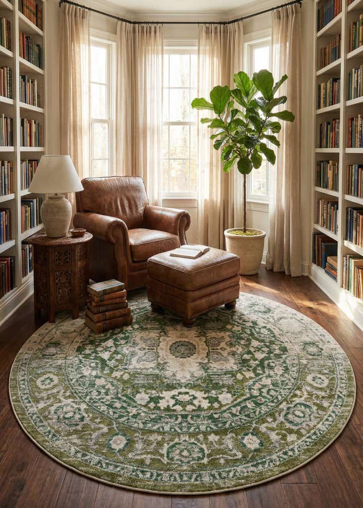 8' x 8' Madeline Vintage Round Rug