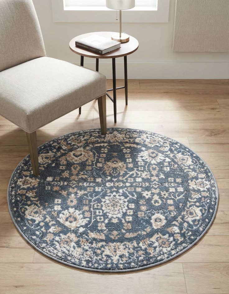 Detail image of 3' x 3' Oregon Round Rug