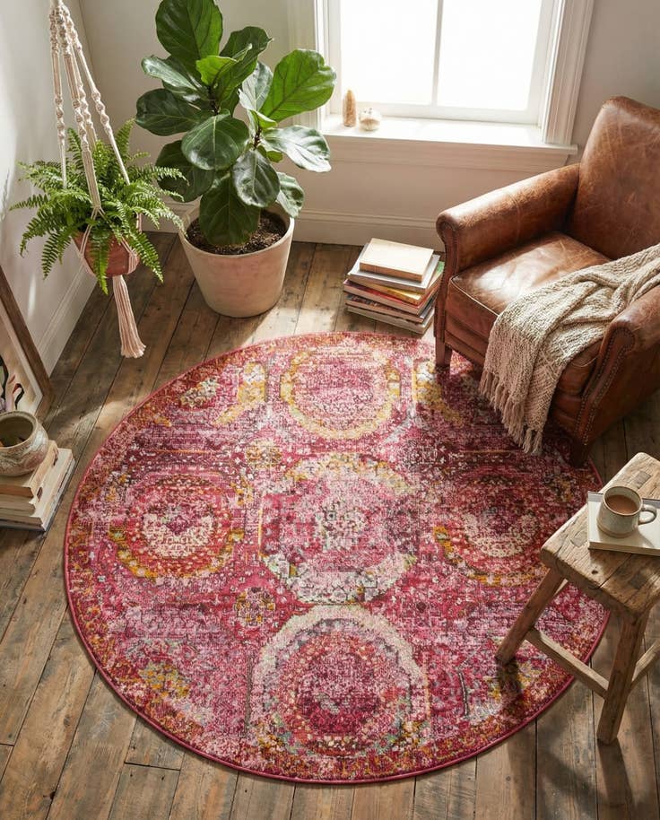 Detail image of 4' x 4' Santiago Round Rug