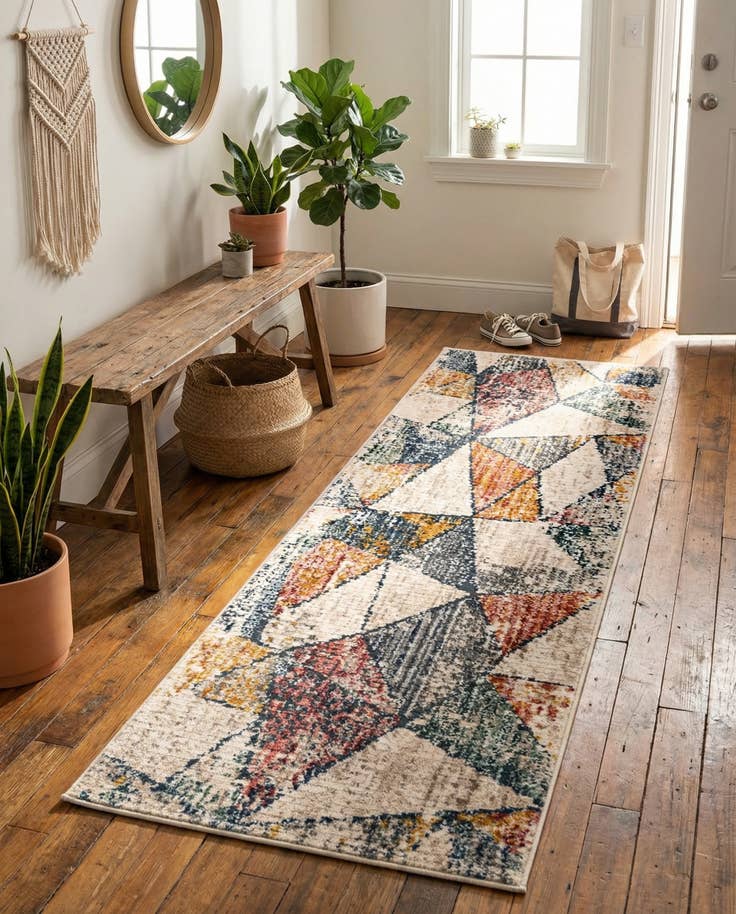 Detail image of 2' 2 x 6' Gemstone Runner Rug
