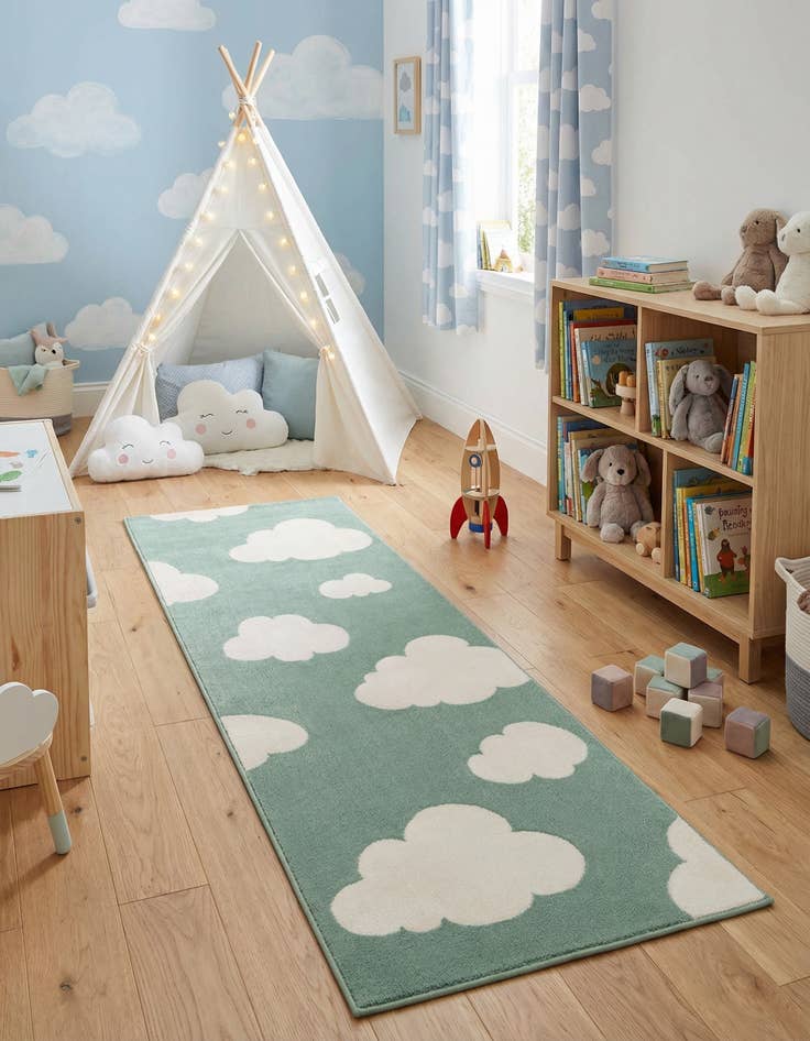 Detail image of 2' x 6' Whimsy Kids Runner Rug