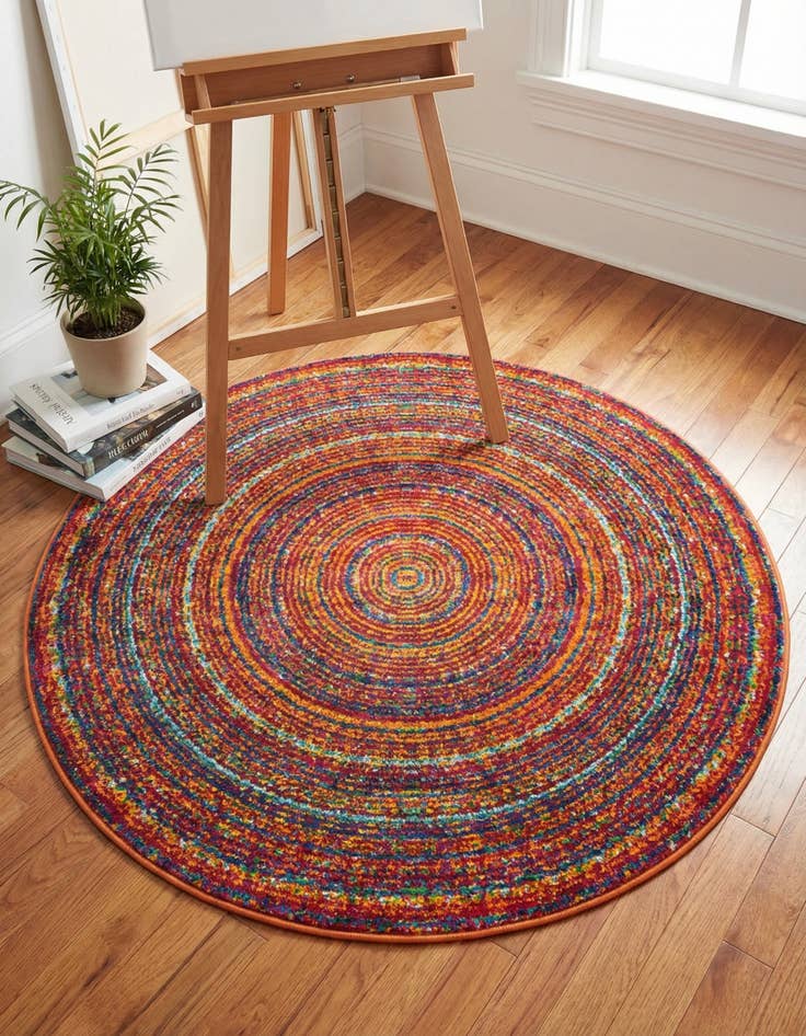 Detail image of 4' x 4' Calypso Round Rug