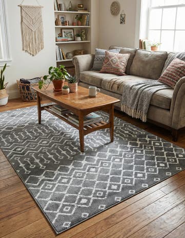 5' 3 x 8' Kasbah Trellis Rug