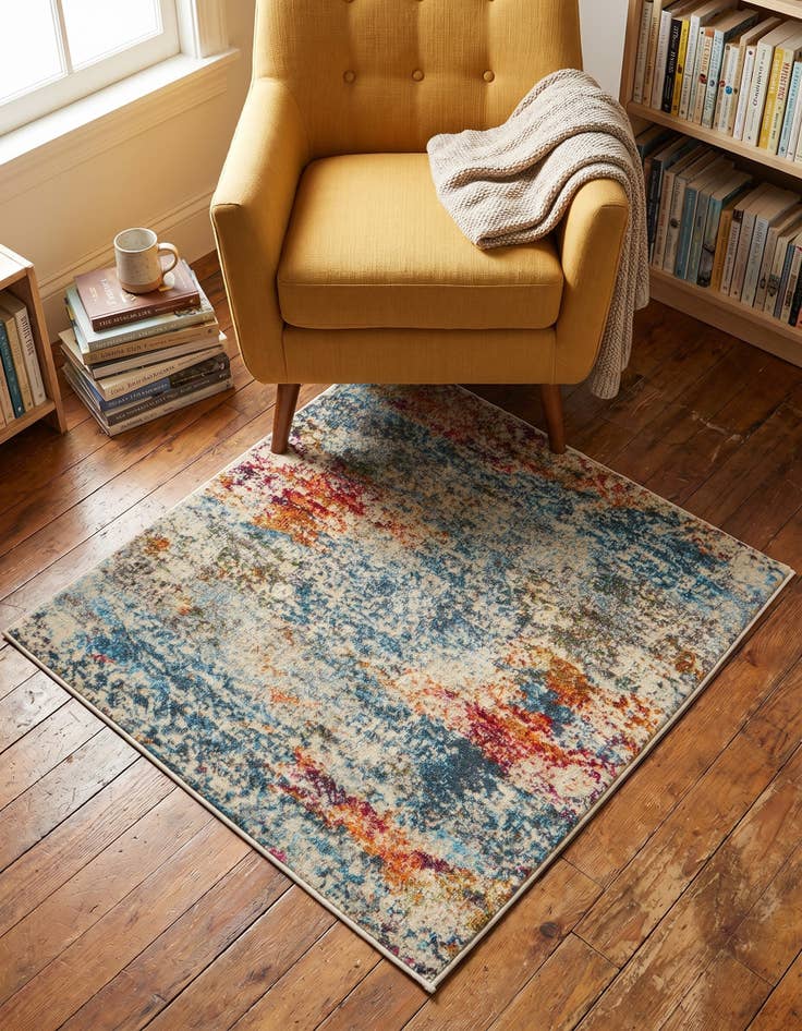 Detail image of 3' 3 x 3' 3 Havana Square Rug