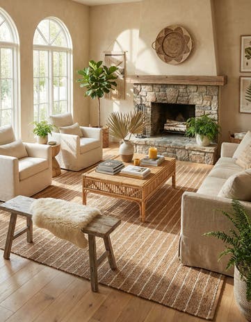 10' x 10' Hand Braided Laurel Handwoven Jute Square Rug