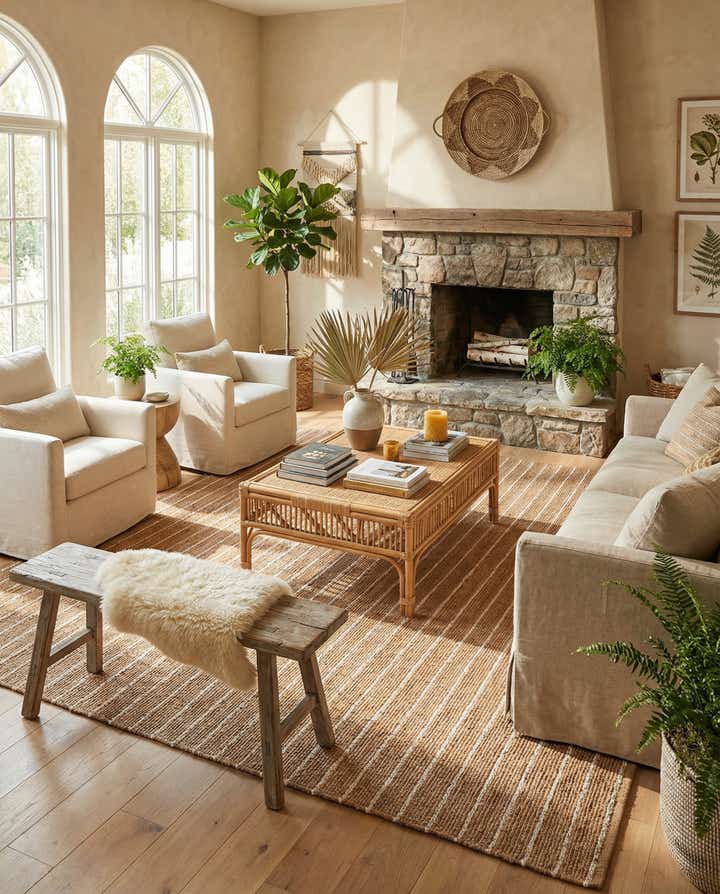 10' x 10' Hand Braided Laurel Handwoven Jute Square Rug