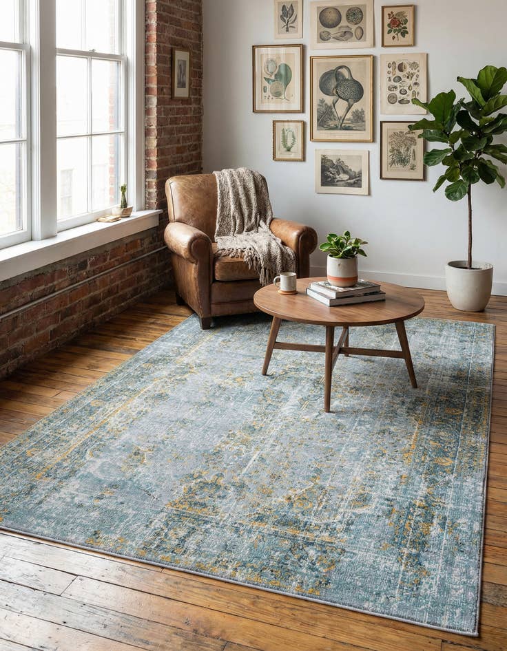 Detail image of 5' 5 x 8' Santiago Rug