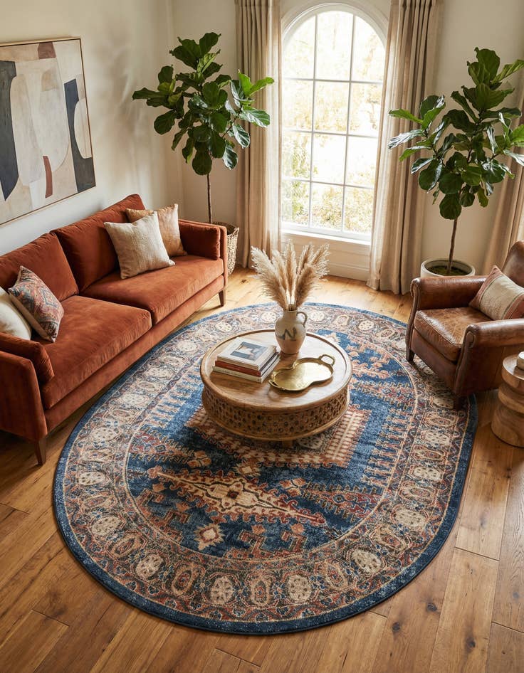 Detail image of 7' 10 x 10' Eden Oval Rug