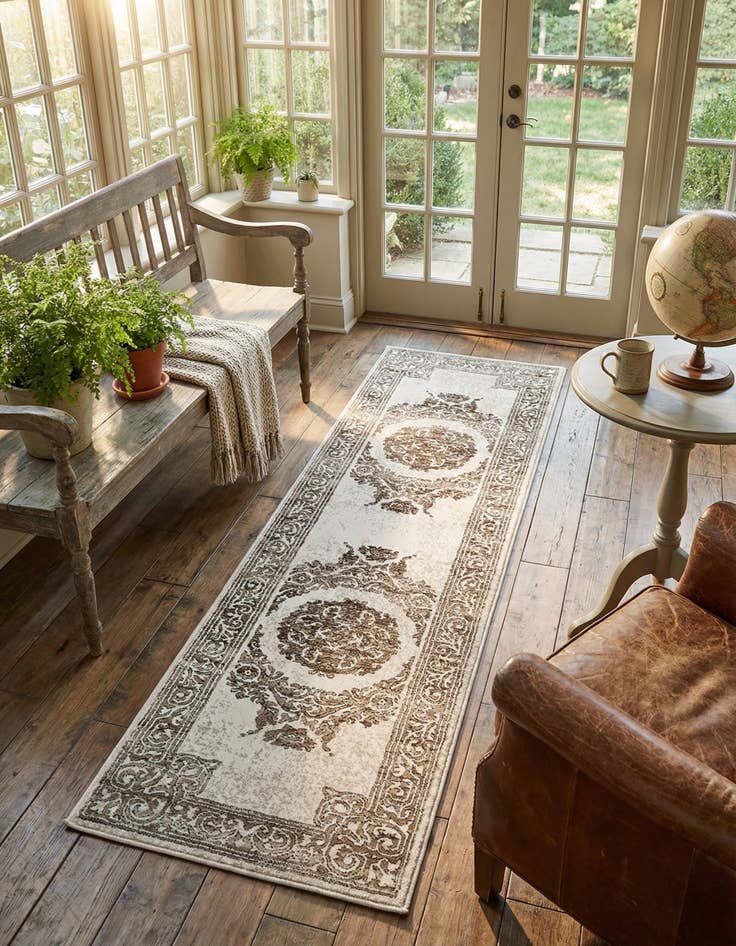 Detail image of 2' x 7' Hermitage Runner Rug