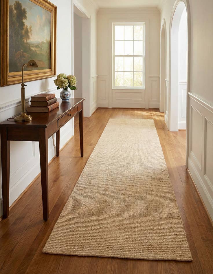 Detail image of 2' x 8'  Hand Woven Jill Zarin English Manor Wool Runner Rug