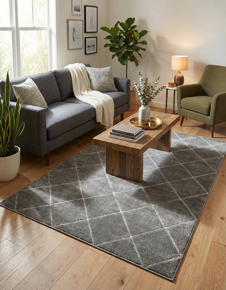 Detail image of 5' 3 x 7' Vogue Geo Rug
