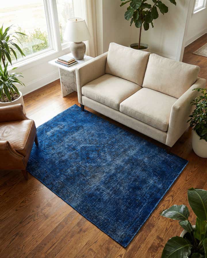 4' x 6' 5 Hand Knotted Ultra Vintage Persian Wool Rug