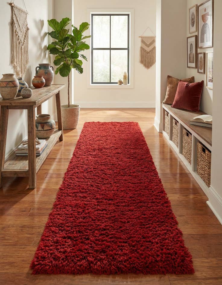 Detail image of 2' 7 x 10' Infinity Shag Runner Rug