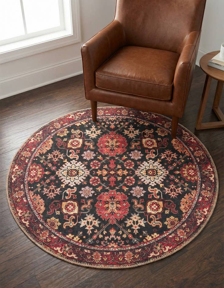 Detail image of 3' 6 x 3' 6 Timeless Round Rug