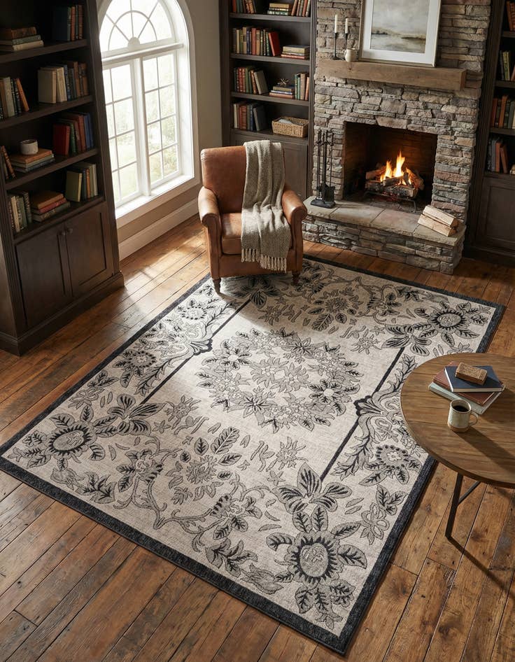 Detail image of 7' 10 x 10' Eco Traditional Rug