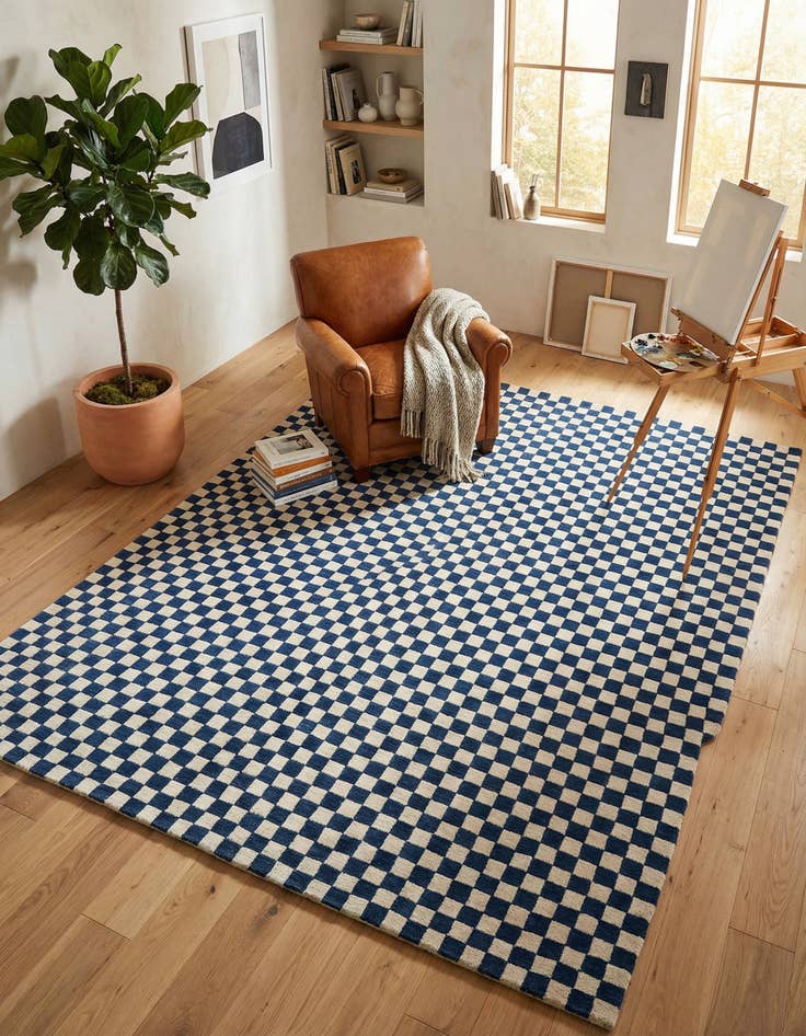 Detail image of  7' 10 x 10' Hand Tufted Wool Rug