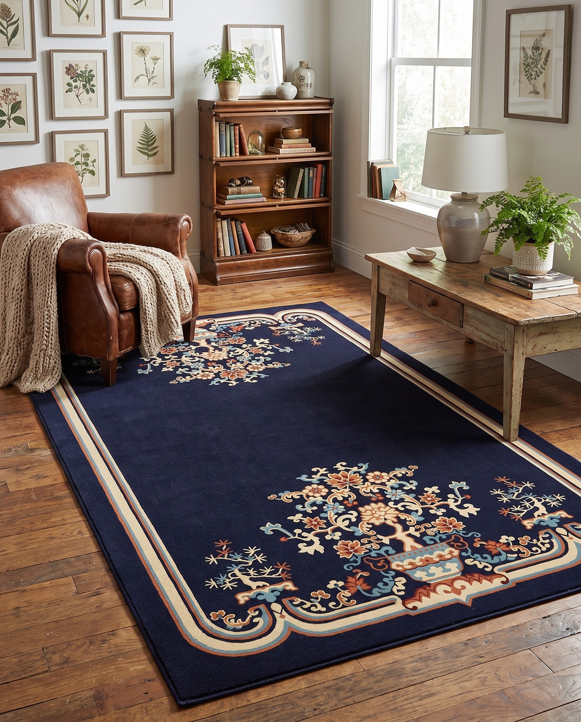5' 3 x 8' Nain Design Rug