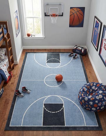 6' x 9' Sports Washable Rug