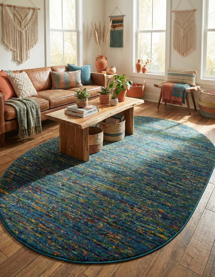 Detail image of 5' 3 x 8' Calypso Oval Rug