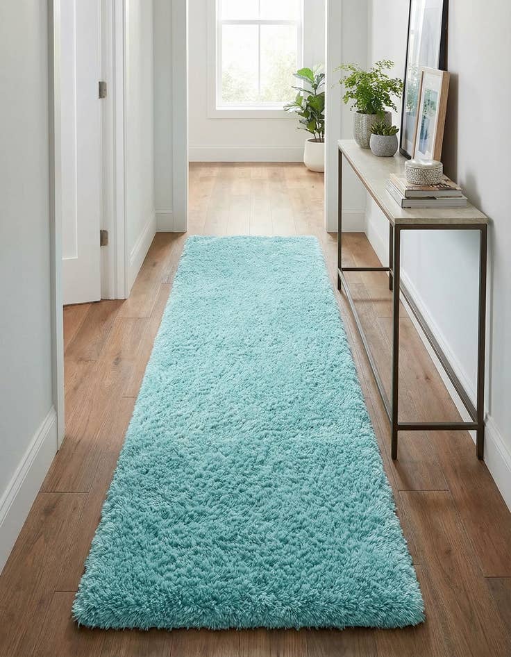 Detail image of  2' 7 x 10' Infinity Shag Runner Rug
