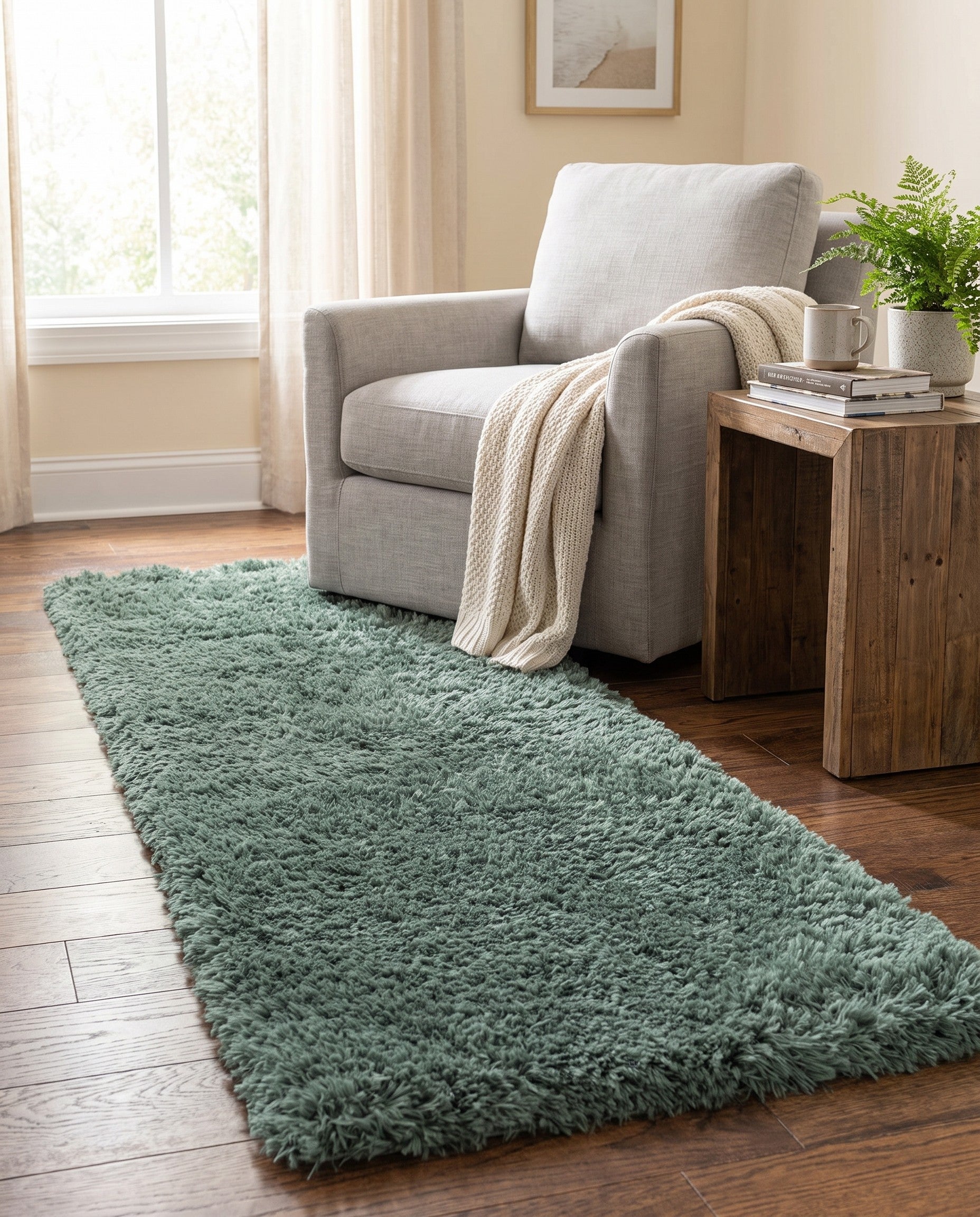 2' x 6' Infinity Shag Runner Rug
