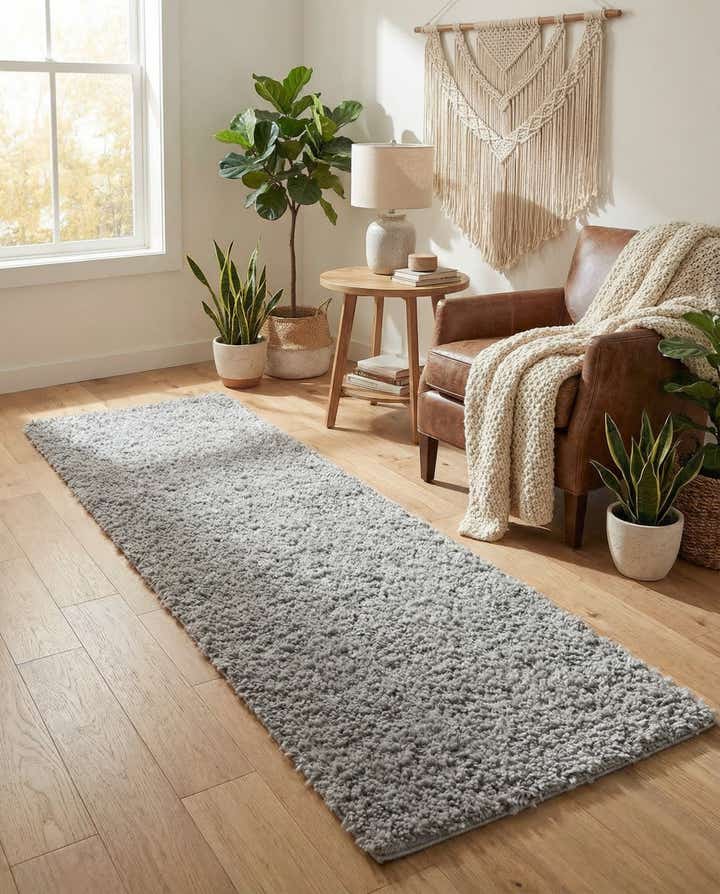 2' x 7' Zermatt Shag Runner Rug