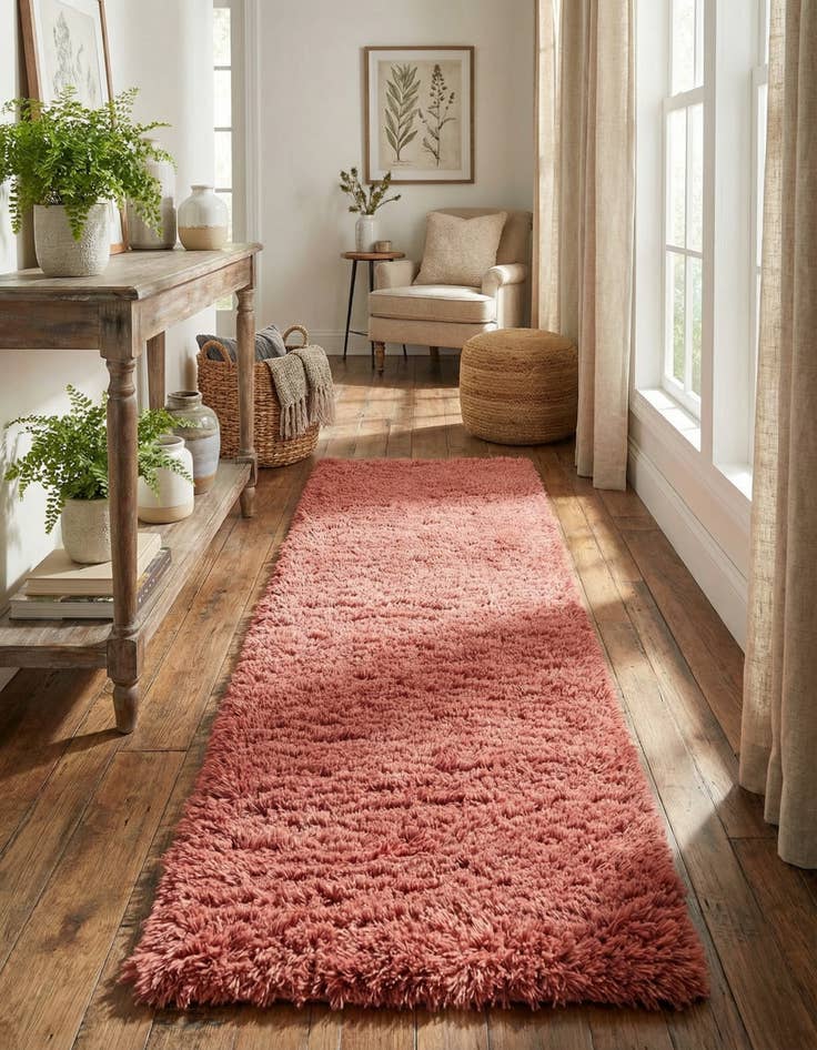 Detail image of 2' x 6' 5 Infinity Shag Runner Rug