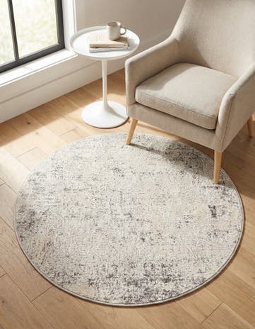 3' 3 x 3' 3 Caspian Round Rug