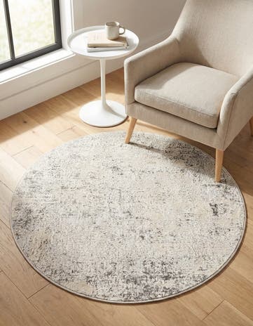 3' 3 x 3' 3 Caspian Round Rug