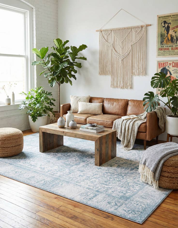 Detail image of 8' 4 x 12' Washable Timeless Rug