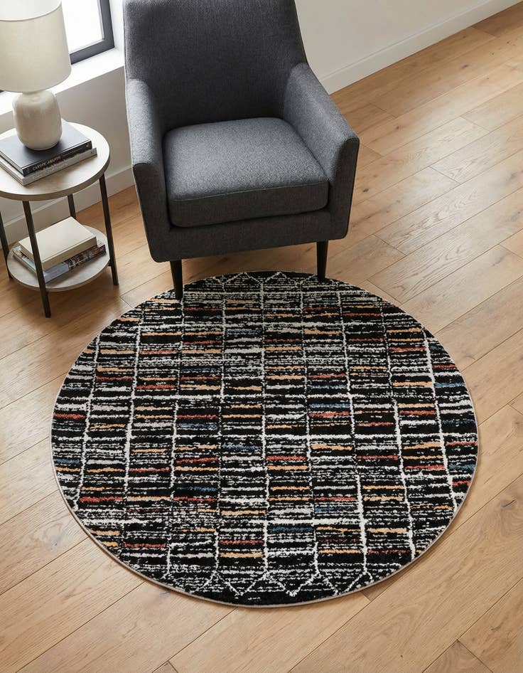 Detail image of 3' 3 x 3' 3 Aramis Round Rug