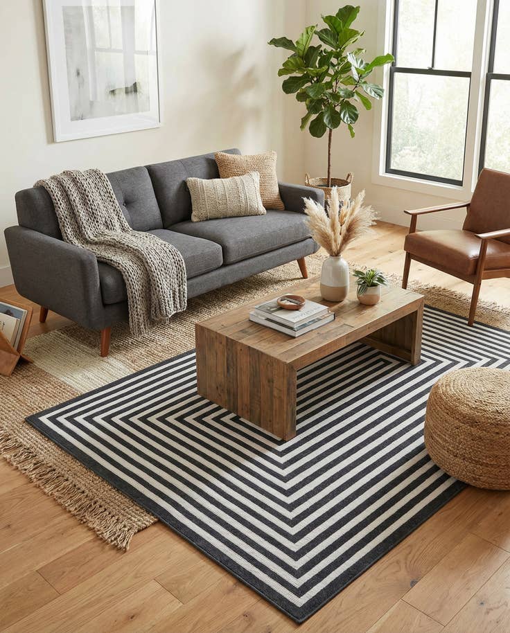 Detail image of 5' x 8' Easy-Clean Sabrina Soto Prescott Indoor / Outdoor Rug