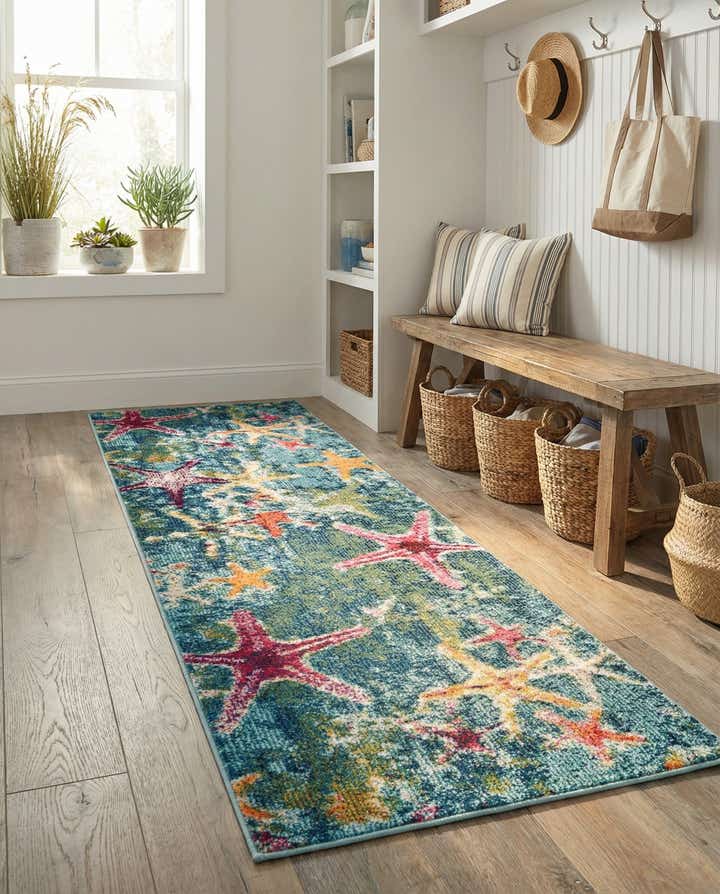 2' x 6' Washable Amalfi Runner Rug