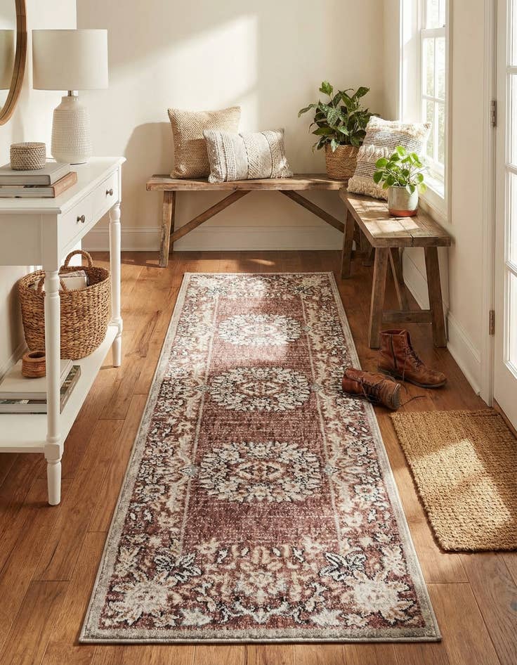 Detail image of 2' x 6' Eco Traditional Runner Rug