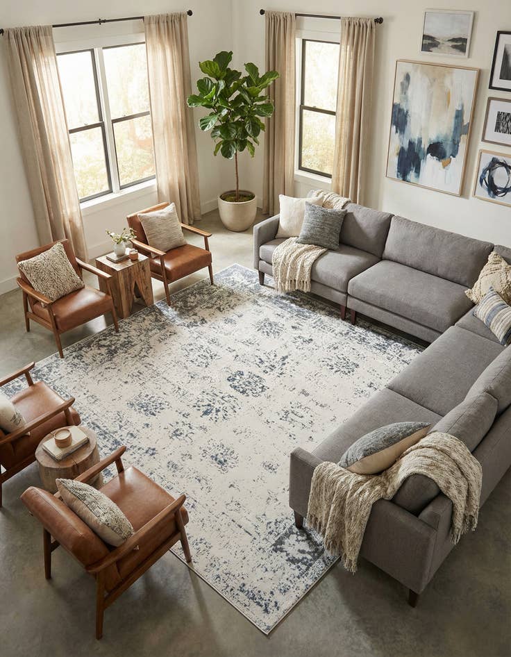 Detail image of 13' x 13' Monte Carlo Square Rug