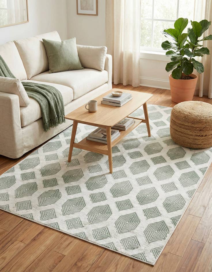 Detail image of 6' 4 x 9' Sabrina Soto Casa Havana Rug