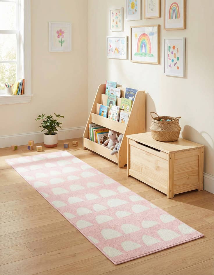 Detail image of 2' x 6' Whimsy Kids Runner Rug