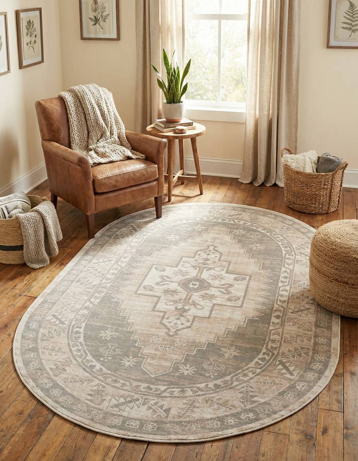 Detail image of 5' x 8' Whitney Oval Rug