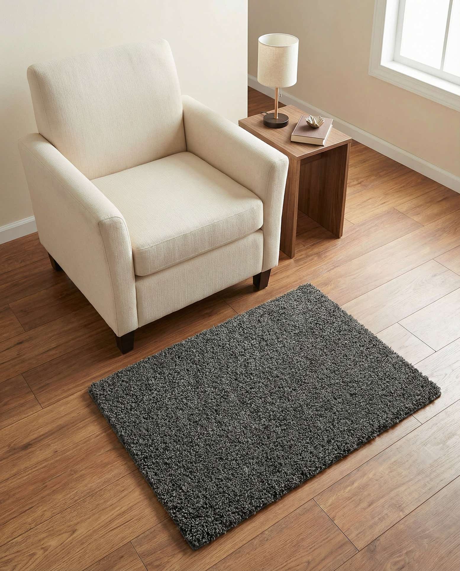 60cm x 95cm Solid Shag Teppich