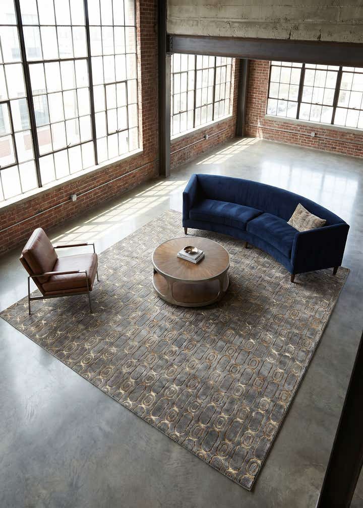 10' x 10' Vogue Geo Square Rug