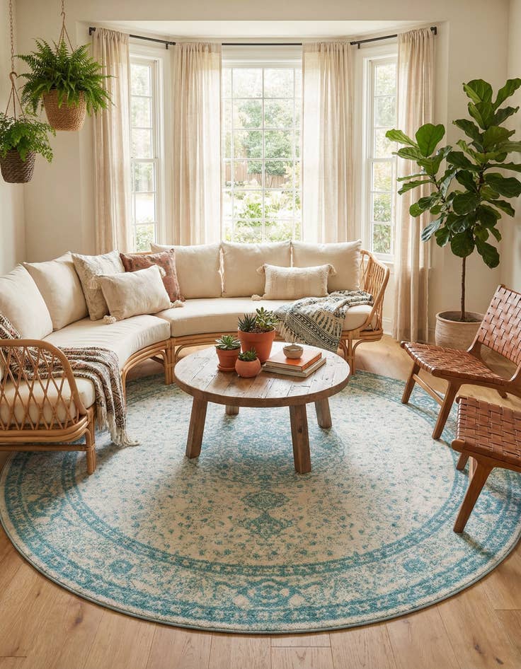 Detail image of  10' x 10' Dover Round Rug