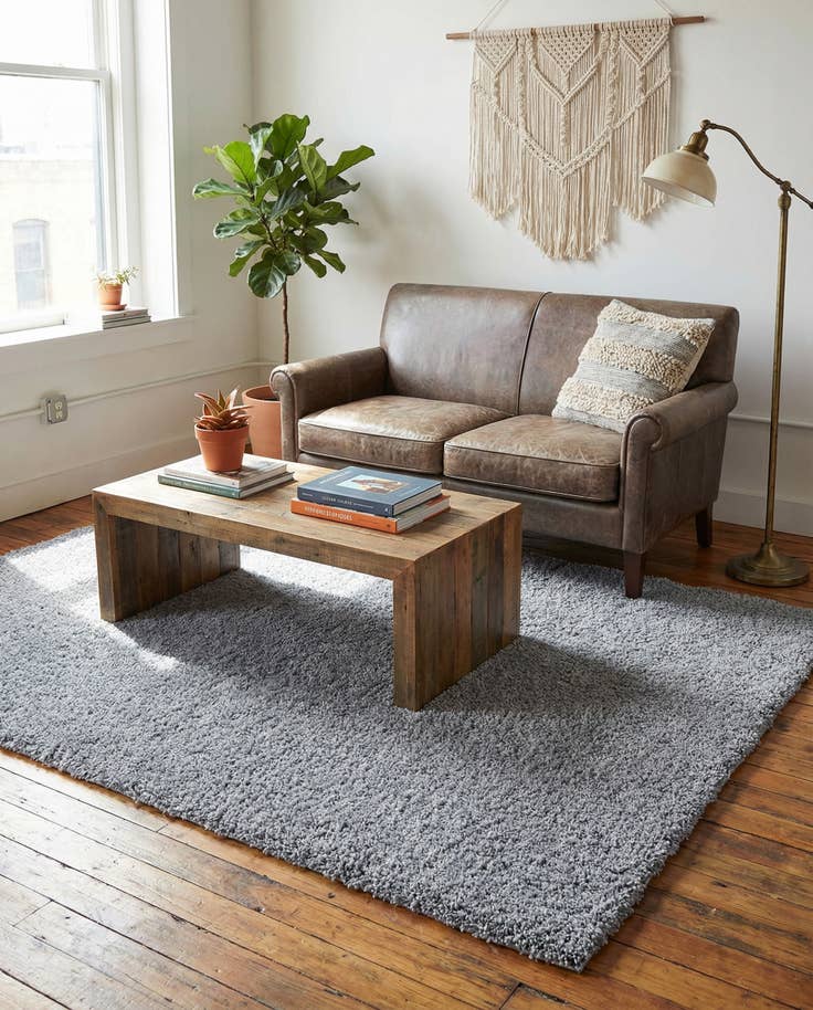 Detail image of 4' x 6' Zermatt Shag Rug