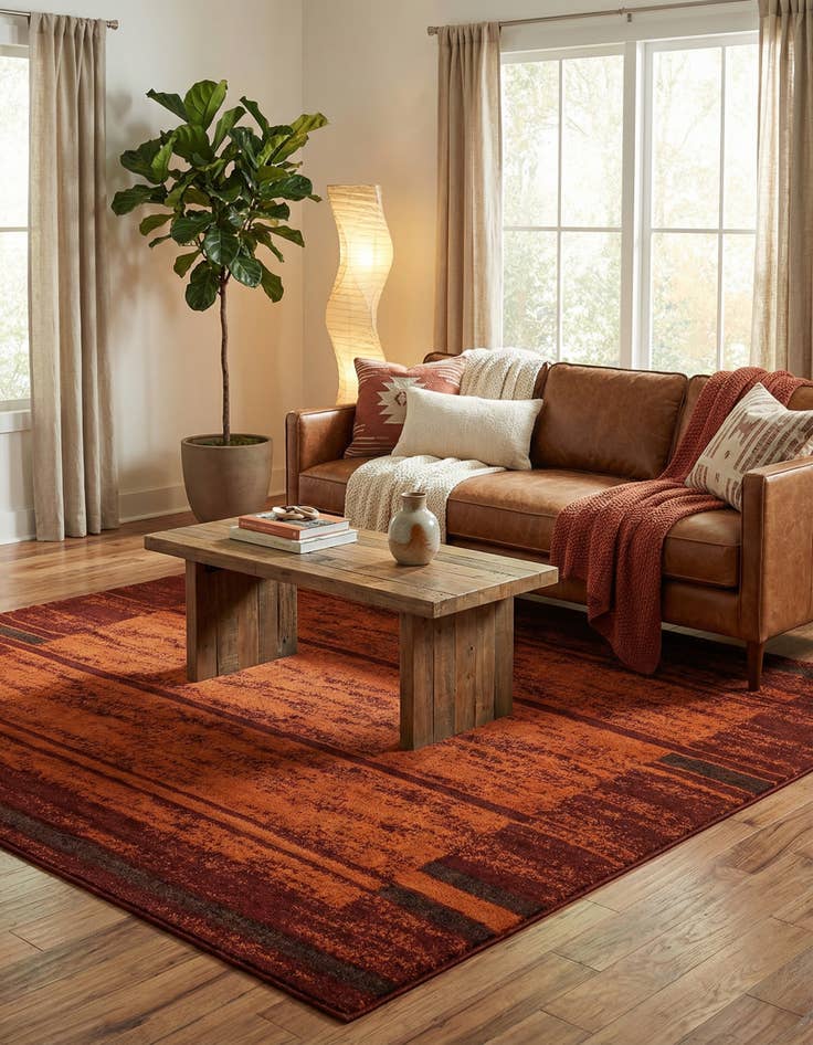 Detail image of 7' 10 x 7' 10 Harvest Square Rug