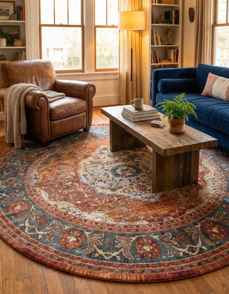 Detail image of 10' x 10' Santiago Round Rug