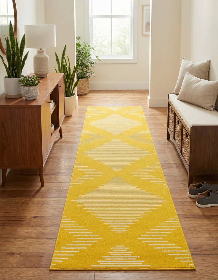 Detail image of 3' 3 x 12' Kai Runner Rug